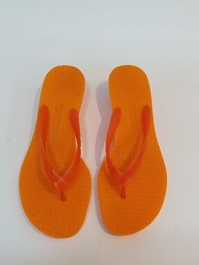 Sigerson Morrison Orange Flip Flop Sandals